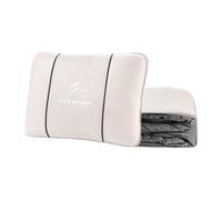 QYPLKJHG Coperta da Viaggio 2 in 1 per Citroen C3 Aircross 2021-2023, Coperta da Viaggio e Cuscino Coperta Cuscino con Auto Logo Morbido e Caldo Cuscino per Schienale,White