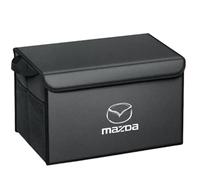 QYPLKJHG Organizer Bagagliaio Auto per Mazda CX-9 2016-2025, Organizer Bagagliaio Auto con Coperchio Borsa per Bagagliaio Borsa per Auto Portaoggetti per Auto Tasca Portaoggetti Auto,Black