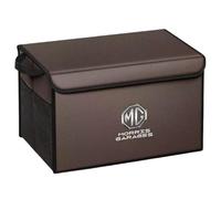 QYPLKJHG Organizer Bagagliaio Auto per MG MG3 2013-2018, Organizer Bagagliaio Auto con Coperchio Borsa per Bagagliaio Borsa per Auto Portaoggetti per Auto Tasca Portaoggetti Auto,Brown