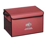 QYPLKJHG Organizer Bagagliaio Auto per MG MG4 2022-2023, Organizer Bagagliaio Auto con Coperchio Borsa per Bagagliaio Borsa per Auto Portaoggetti per Auto Tasca Portaoggetti Auto,Red