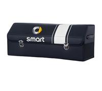 QYPLKJHG Organizer Bagagliaio Auto per Smart Fortwo C450 1998-2006, Organizer Bagagliaio Auto con Coperchio Borsa per Bagagliaio Borsa per Auto Portaoggetti per Auto Tasca Portaoggetti Auto,Black