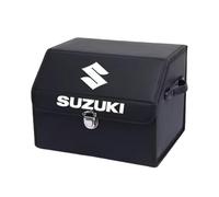 QYPLKJHG Organizer Bagagliaio Auto per Suzuki, Organizer Bagagliaio Auto con Coperchio Borsa per Bagagliaio Borsa per Auto Portaoggetti per Auto Tasca Portaoggetti Auto,Black-S