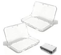 QYRDBGY 3DS XL 2 pezzi 3DS Shell Ultra Clear Crystal Clear Hard Shell Custodia Protettiva per Nintendo 3DS XL LL 2015 (design modificato senza cerniere)