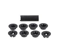 Qyrugcxs 1 pz per FUTABA JR/Interruttore Marcia Accessori Interruttore Un levetta 8 Pezzi nel Lega di Alluminio Dado Nero