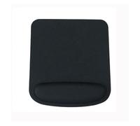 QYRYWX AISHANBAIHUODIAN Tappetino for Mouse da Polso in Schiuma, Semplice, Tinta Unita, Confortevole, in Spugna Spessa, for Mouse da Gioco, Tastiera for PC, 210 x 230 mm.(Black)