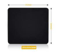 QYRYWX AISHANBAIHUODIAN XXL Mouse Pad Gaming Computer Mousepad Gamer Desk Mat Black Big Office Carpet Mause Pads PC Fit for Accessories Keyboard Pads Play Mats(250X300X2mm)
