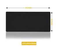 QYRYWX AISHANBAIHUODIAN XXL Mouse Pad Gaming Computer Mousepad Gamer Desk Mat Black Big Office Carpet Mause Pads PC Fit for Accessories Keyboard Pads Play Mats(400X900X2mm)