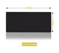QYRYWX AISHANBAIHUODIAN XXL Mouse Pad Gaming Computer Mousepad Gamer Desk Mat Black Big Office Carpet Mause Pads PC Fit for Accessories Keyboard Pads Play Mats(400X900X3mm)