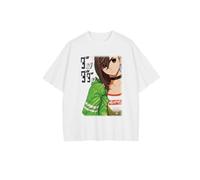 QYUIPEXE Ayase Momo Pattern T Shirt Men White M