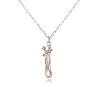 QYYZTHX Collana Abbraccio in Argento Sterling 925 per Donne e Uomini, Collana abbracciante Girocollo Catena con Ciondolo Abbraccio collane da Uomo per Coppie di Donne Amanti, Collana abbracci e Baci