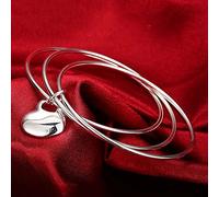 QYYZTHX Tre Cerchi da 6,5 cm di Braccialetti per bracciali per Le Donne Coppia Doni