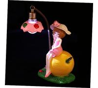 QYYZTQY 1pc Ragazza Luce Notturna da Tavolo Luce Decorativa Decorazione di Frutta Abito da Sirena per Bambini Albero per Scarpe di Cedro Decorazione per la Camera dei Bambini Luce Notturna Lampada da