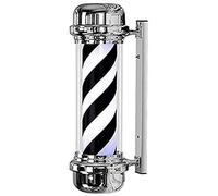 QYYZTQY Barbieri a led leggeri che illuminano il seggio del negozio di saloni rotanti di saloni grandi grandi lampadine non luminose non regolari barbiere tradizionale decorazione da parete da esterno