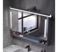 QYYZTQY Bathroom Mirror 180° Rotatable Lamp with Motion Sensor Wall Aluminium Indoor Minimalist for Bedroom Living Room Staircase Hotel (100cm,White White Light)