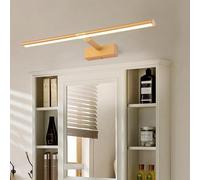 QYYZTQY Bathroom Mirror Light Indoor Lamp with Extendable Arm Waterproof Wall Aluminium Acrylic for Bedroom Living Room Corridor (Gold-Warm Light,50cm)