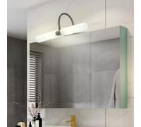 QYYZTQY Bathroom Mirror Wall Light - Black Iron Glass, IP65 Waterproof for Makeup & Bedroom Corridors