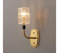 QYYZTQY Brass Wall Suitable Compatible with Living Room Copper Headboard Light Frosted Glass Lampshade, Chandelier