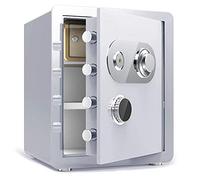 QYYZTQY Cabinetti per depositi di Sicurezza a Prova di Fuoco Fire Cabinetto Impermeabile Chiave Meccanica Blocco Acciaio Cassetta di assicurazione in Moneta Sicurezza 38x33x45cm per la casa