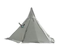 QYYZTQY Calde Tende da Esterno Teepee con Foro per Stufa Tenda familiare Impermeabile a Piramide Campeggio Zaino in Spalla Escursionismo Alpinismo Rifugio riscaldato, 310X220 CM, Verde