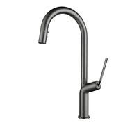 QYYZTQY con spruzzatore a Discesa, rubinetti ad Arco Elevato Commerciali, manetti a Doppia Funzione a Doppia Funzione per lavello da Cucina, ller