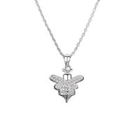 QYYZTQY Crystal Honey Ape Pandant Necklace Women Gold Color New Deal with for Kids
