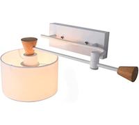 QYYZTQY da parafuga in Tessuto Nero Montato sul Letto, Lampada a Parete della Fattoria Moderna, luci di Lettura dello Studio, Lampada Creativa per Il corridoio del Soggiorno Camera da Letto e Colore