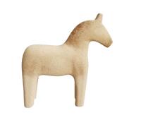 QYYZTQY Dalecarlian Horse Ornament 1pc Cavallo di Troia Statuetta di Cavallo in Legno Vintage Scultura in Legno massello T Figure di Cavalli per Bambini in Legno