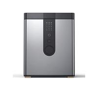 QYYZTQY Digital Security Safe Home Fingerprint Password Safes Remote Alarm Battery Promemoria 380x320x450 mm (Colore Nero) (Argento) (Argento)