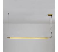 QYYZTQY Dining Room Dimmable Strip Pendant Bar Table Metal Ceiling Hanging Light Indoor Home Decoration Chandelier