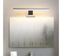 QYYZTQY Front Light Mirror Lamp Indoor Waterproof Long Strip Decoration Wall Aluminum for Bathroom Hotel Restaurant (Silvery-White Light,50cm)