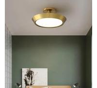 QYYZTQY Gray Metal Lamp Flush Mount Thin Round Ceiling Light Fixture, Chandelier