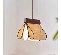 QYYZTQY I lampadari Moderni retrò in Terapia di Rattan Che vivono Decorazioni per la Camera da Letto da Pranzo a Ciondolo a Sospensione per Interni