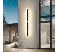 QYYZTQY IP65 Waterproof Wall Light with Motion Sensor for Outdoor (Neutral Light,80cm)
