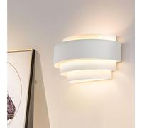 QYYZTQY Lamp Indoor Decorative Lights Up Down White Wall Light Iron for Living Room Bedroom Hallway (Without) (C)