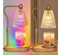 QYYZTQY Lamp RGB Mode,8 Colors Changing,Electric Candle Warmer with Timer Dimmer Adjustable Height,Mothers Day Gifts,Vintage Home Decor for Scented Jar Candles