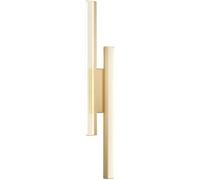 QYYZTQY Lampada a LED lineare Moderna Minimalista LAMPAGNO MONTO MONTRIO Verticale LIGHITÀ BAGNI ORIZZONTI per LA Camera del SOGNALI DAPEGNO di Sofa di SOFTRO SCONDA alla Luce della Parete (Oro)