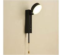 QYYZTQY Lampada a Parete da Comodino Moderno Light LED Muro con Interruttore, lampadario per vanità del Bagno, Luce di Lettura con Porto di Ricarica USB, applione da Parete da Fattoria per Camera da