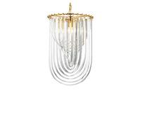 QYYZTQY Lampada a Sospensione in Vetro Luci di Sospensione Vintage Nordic E27 Apparecchio di Illuminazione Crystal paralumità semplicità sciolli creativi per Camera da Letto, corridoio, Sala da