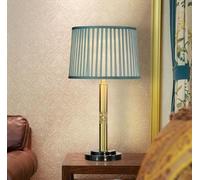 QYYZTQY Lampada da Comodino in Stile Americano Lampada da Tavolo Semplice in Stile Moderno Lampada da Tavolo in Ottone per Camera da Letto Lampade da Tavolo Decorative E27 Soggiorno Hotel 34 * 62