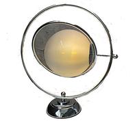 QYYZTQY Lampada da Comodino Lampada da Tavolo Rotante a Forma di Luna Lampada da Comodino cromata Bauhaus Medievale Soggiorno Ristorante Lampada da Comodino Vintage Lampada da Comodino per Camera da