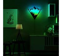 QYYZTQY Lampada da Parete RGB per Pale Decorative per Lampada Decorativa per pareti RGB a LED Moderna per Camera da Letto, Sala da Pranzo, Soggiorno, corridoio, Scale