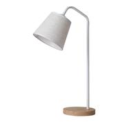 QYYZTQY Lampada da scrivania in Legno Lampada da Tavolo in Tessuto Lampada da Comodino da Tavolo Moderna Lampada d'accento Apparecchio di Illuminazione da Lavoro Lampada da Lettura per Tavolo da