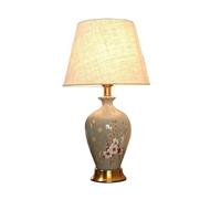 QYYZTQY Lampada da scrivania Lampada da Tavolo in Ceramica Semplice Soggiorno Camera da Letto Comodino Lampada da banco Decorazione della Camera d'albergo Lampada da Tavolo Lampada da scrivania a