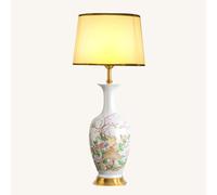 QYYZTQY Lampada da Tavolo in Ceramica magra Alta 29 "Grandi lampade da Tavolo Orientale in Porcellana Lampada da Letto per pavimentazione per Uccelli Moderni Lampada Cinese da Comodino per la