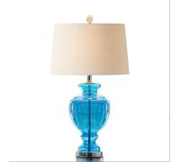 QYYZTQY Lampada da Tavolo Moderna in Vetro Lampada da Comodino Creativo Paralume in Tessuto Lampada da Tavolo Semplice per Camera da Letto Lampade da Tavolo Decorative E27 Soggiorno Hotel 37 * 67CM,B