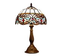 QYYZTQY Lampada da Tavolo Nicholas in Stile Barocco Portalampada Classico Lampada da Tavolo Fatta a Mano da 12 Pollici, Adatta per Comodino da Soggiorno, toletta da scrivania Calda Come Sempre