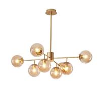 QYYZTQY Lampadario in Vetro di metà secolo Vintage Regolabile a Sospensione a Sospensione a Sospensione a Sospensione Industrial Hanging Lampade per Il Soggiorno da Pranzo per la Cucina Camera da