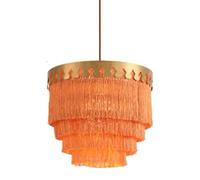 QYYZTQY Lampadario personalità di lusso di lusso nappa il lampadario romantico corda di cotone artigianato a sospensione creativa creativa sospensione del soffitto per camera da letto per la camera da