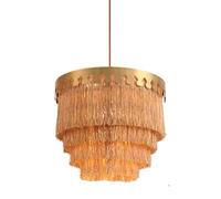 QYYZTQY Lampadario personalità di lusso di lusso nappa il lampadario romantico corda di cotone artigianato a sospensione creativa creativa sospensione del soffitto per camera da letto per la camera da