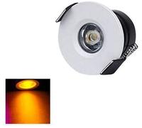 QYYZTQY Luci a Sospensione 3 Pacchetto da 1W Mi-Ni Spotlight Downlight Accucciato Accogliebile Spot Spot Luce LED Vine ABBIETTO AMBINATO LIGUATO 35-40 mmwhite+ Nero (Colore: Giallo)